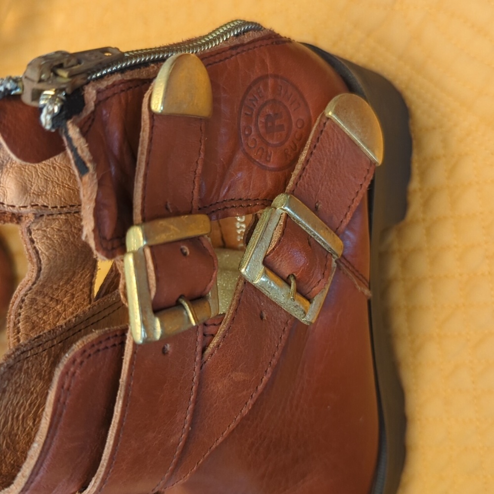 Leather Booties - image 8